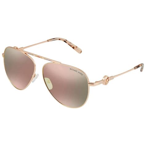 Michael Kors 59 mm Salina Aviator Metal Sunglasses MK1066B